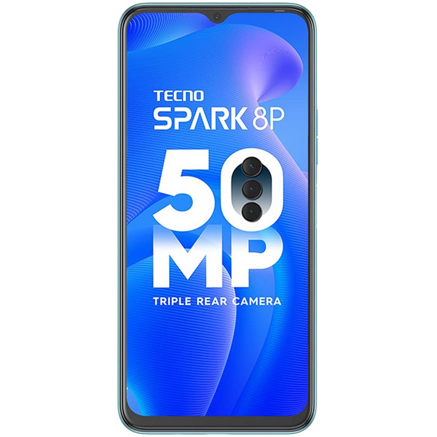 Мобільний телефон TECNO Spark 8P 64 GB Turquoise Cyan Б\В