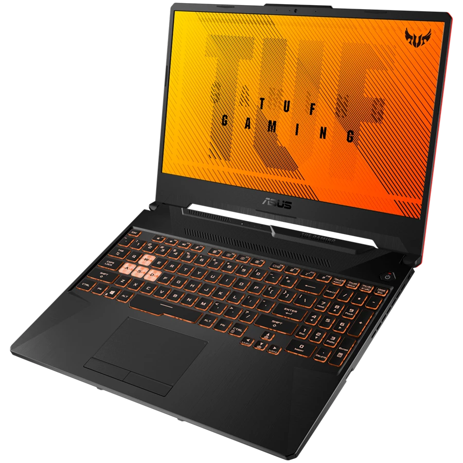 ASUS TUF Gaming 15, 15" 1920x1080, AMD Ryzen 5 7535HS, 8 ГБ, 512 ГБ, Nvidia GeForce RTX 3050, Чёрный