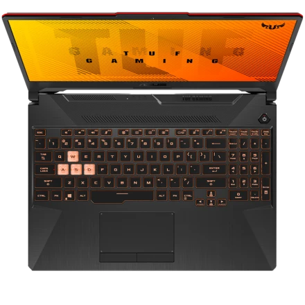 ASUS TUF Gaming 15, 15" 1920x1080, AMD Ryzen 5 7535HS, 8 ГБ, 512 ГБ, Nvidia GeForce RTX 3050, Чёрный