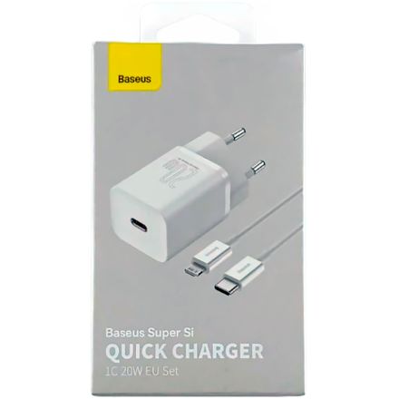Power Adapter BASEUS USB-C, 20 W
