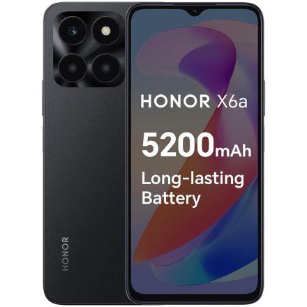 Honor X6a 64 ГБ Midnight Black