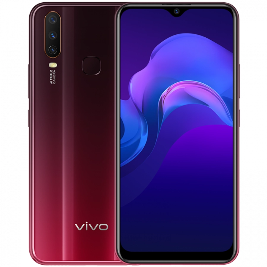 Купить Vivo Y12 64 ГБ Burgundy Red