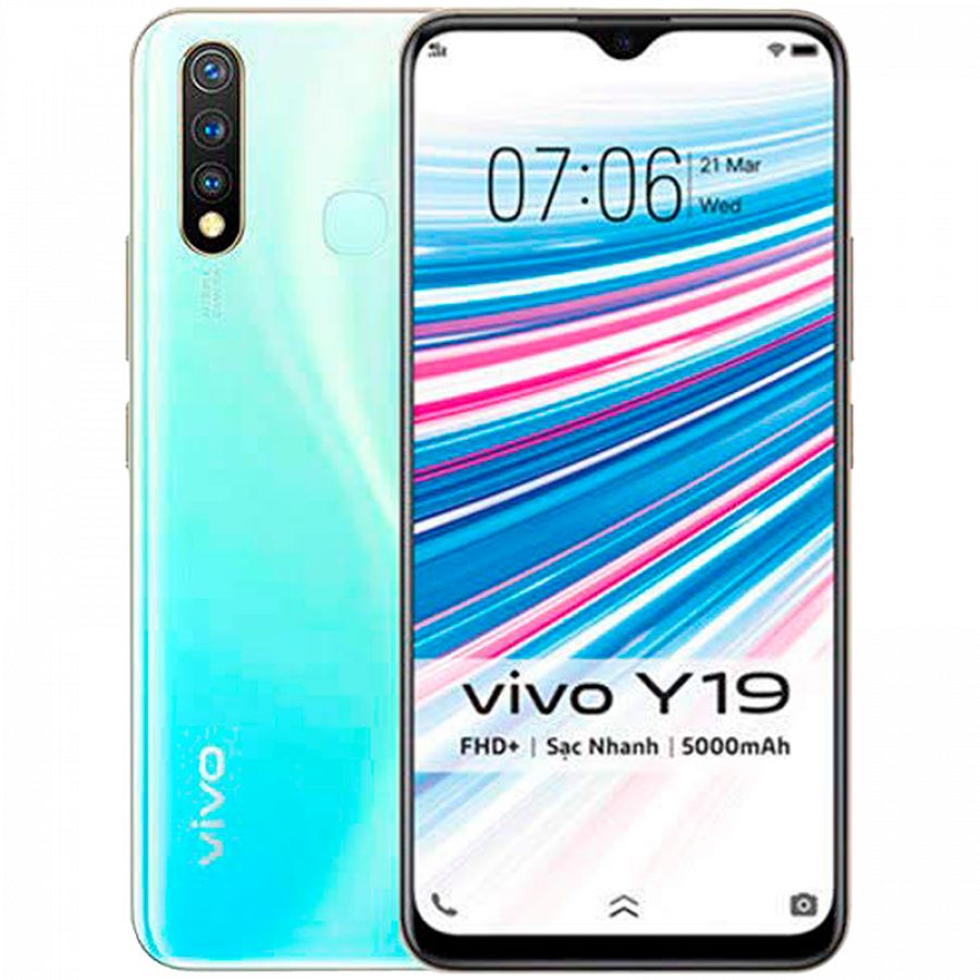 Мобільний телефон Vivo Y19 4/128Gb White Spring Б\В