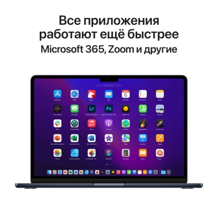 MacBook Air 13.6" Apple M2 (8C CPU/10C GPU), 24 GB, 512 GB, Midnight