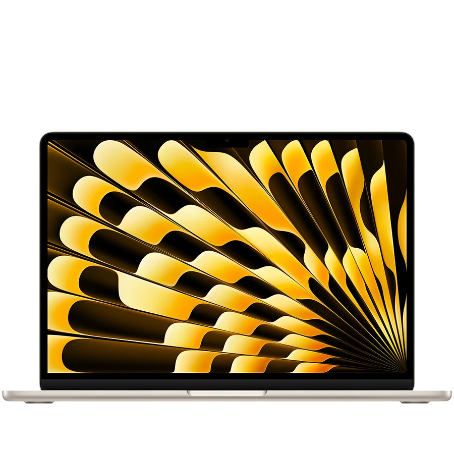 MacBook Air 13.6" Apple M3 (8C CPU/10C GPU), 16 GB, 256 GB, Starlight