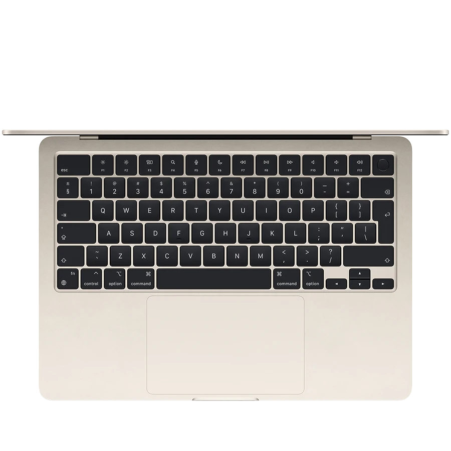 MacBook Air 13.6" Apple M3 (8C CPU/10C GPU), 16 GB, 256 GB, Starlight