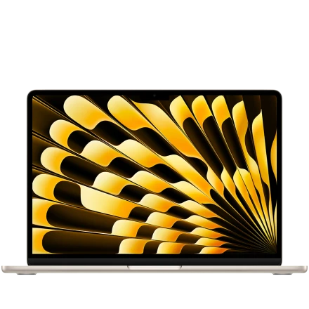 MacBook Air 13.6" Apple M3 (8C CPU/10C GPU), 16 GB, 256 GB, Starlight