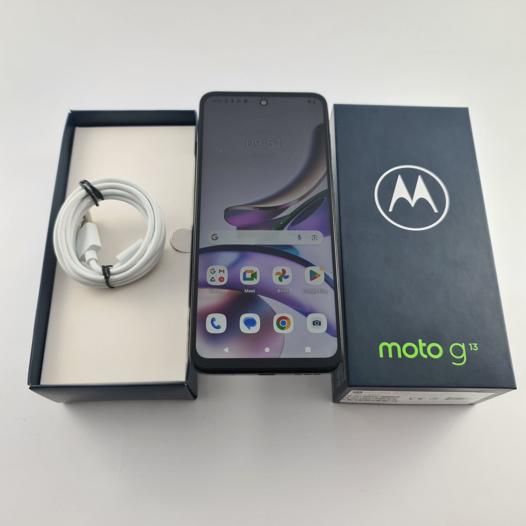 Мобільний телефон Motorola Moto G13 (XT2331) 4/128Gb Matte Charcoal Б\В