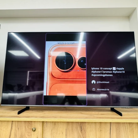 Samsung TV QLED, 50", UHD 4K, Чёрный (QE50Q60CAUXZT)
