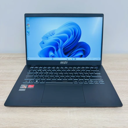 MSI Modern 14, 14" 1920x1080, AMD Ryzen 7 7000 Series, AMD Radeon, 16 GB, Black / 512GB SSD