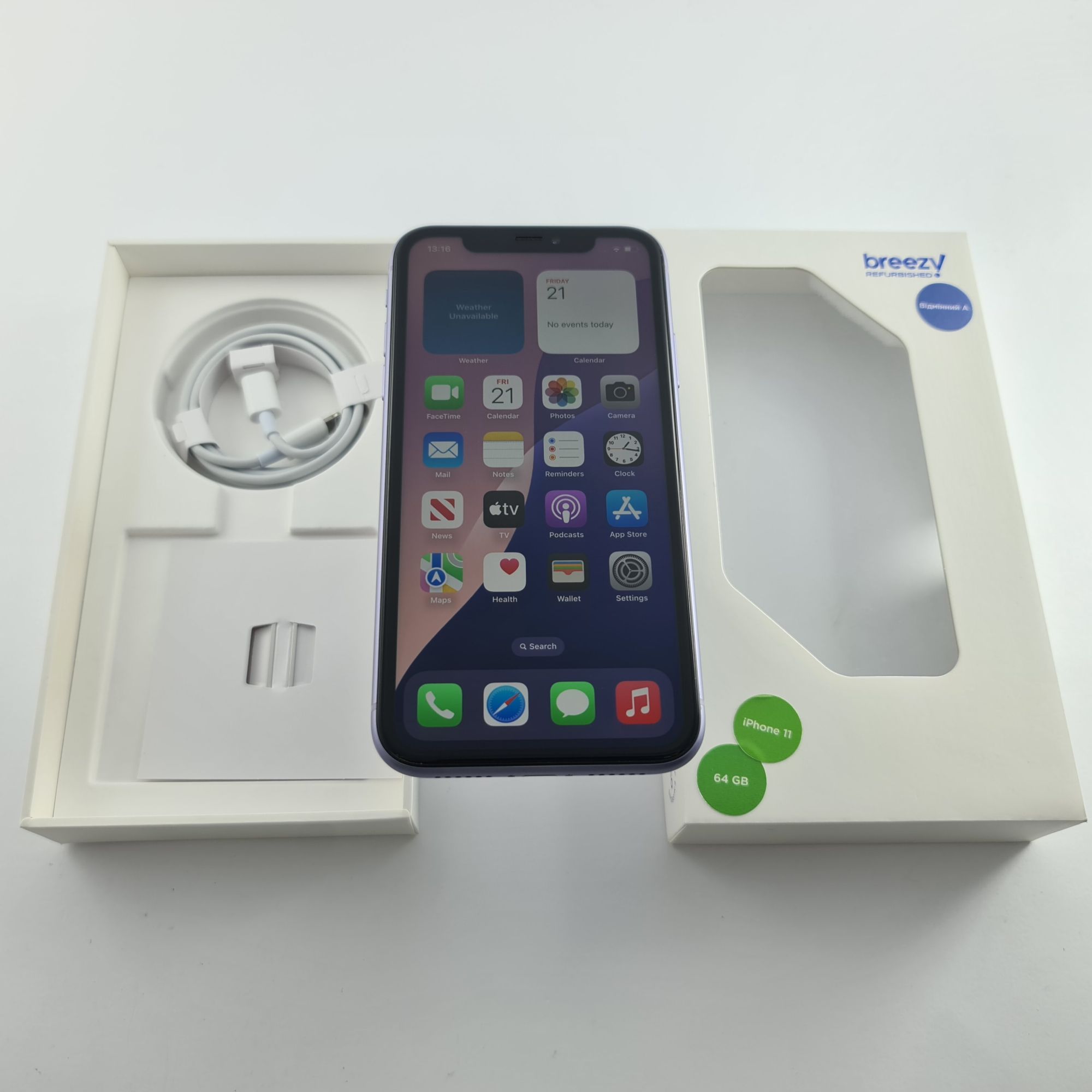 Мобільний телефон iPhone 11 128GB Purple, Model A2221 Б\В