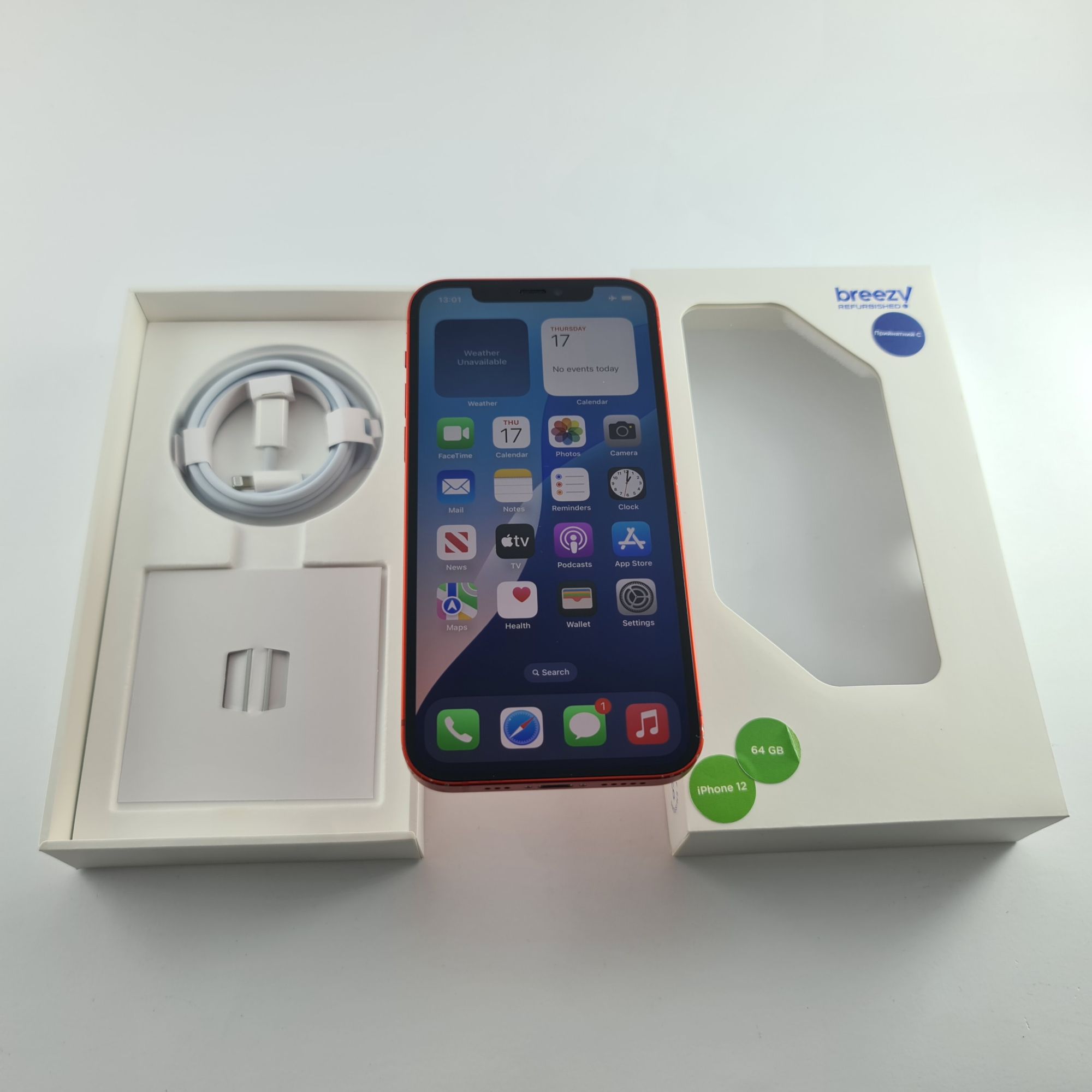 Мобільний телефон iPhone 12 64GB Black, Model A2403 Б\В