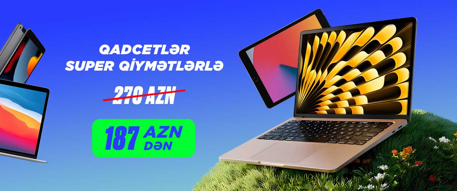 Qadcetlər super qiymətlərlə
